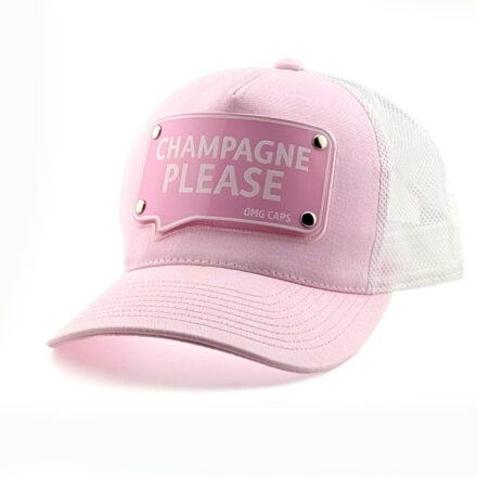 Czapka CHAMPAGNE PLEASE Pudrowa