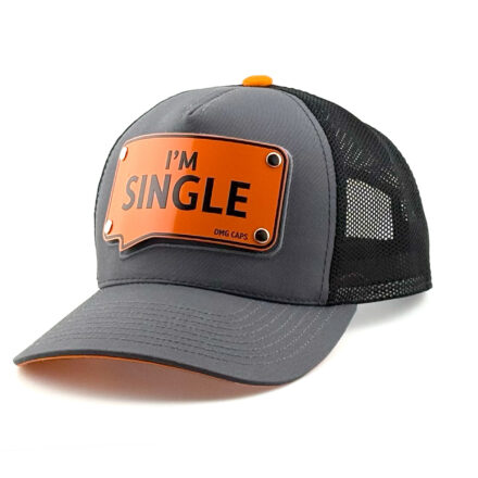Czapka I’M SINGLE Szara