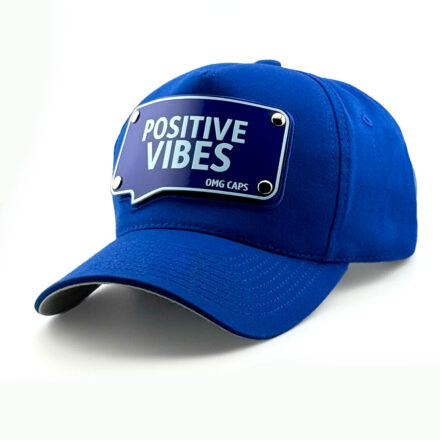Czapka Positive Vibes Niebieska