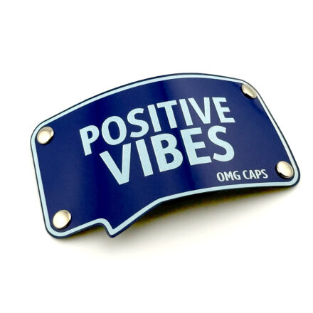 Blaszka POSITIVE VIBES blue