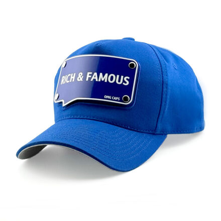 Czapka Rich & Famous Niebieska