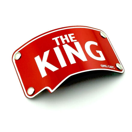 Blaszka THE KING red