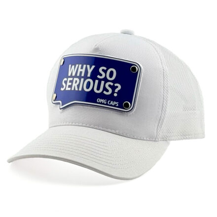 Czapka WHY SO SERIOUS? Biała