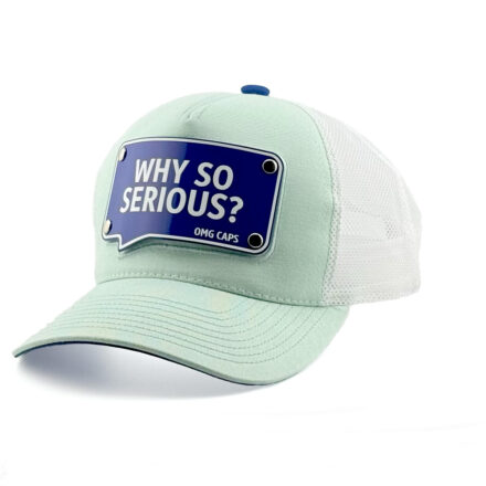 Czapka WHY SO SERIOUS? Miętowa